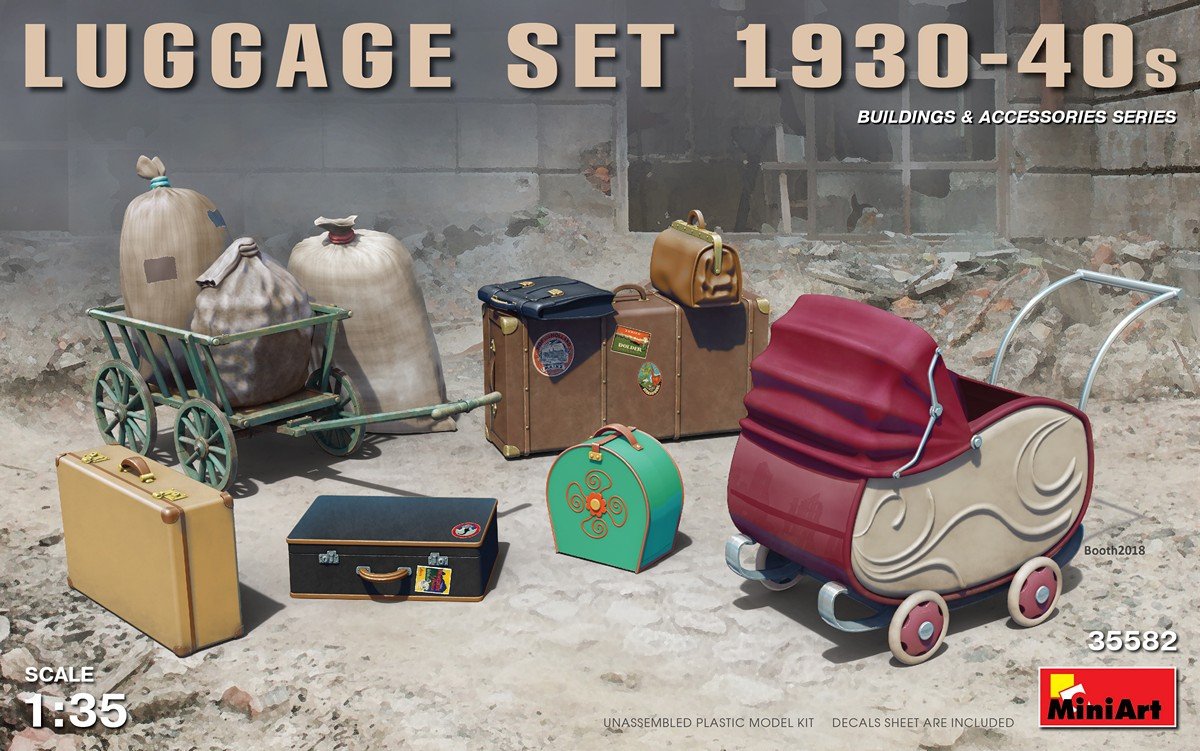MiniArt 35582 LUGGAGE SET 1930-40s 1/35