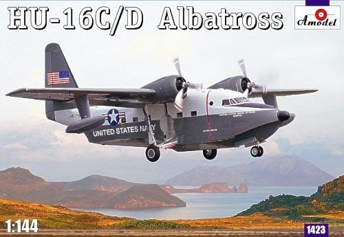 Maquette Amodel 01423-01 Hu-16C/D + décalcomanie UF-1 1/144 