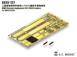 E.T. Model EA35-127 WWII German Jagdpanze For TAMIYA 35340r IV L/70(V) Fenders – immagine 3