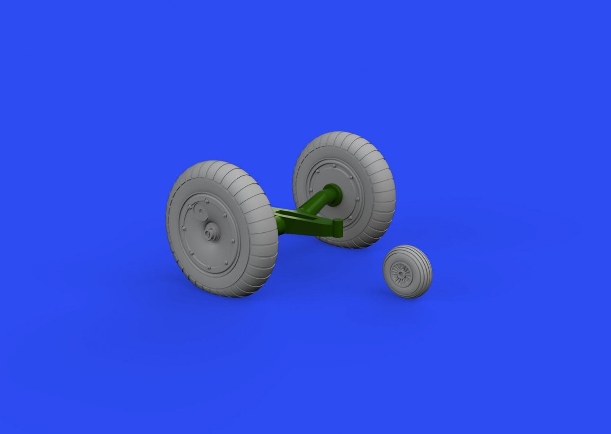 Eduard 648684 Me 163B wheels GASPATCH MODELS 1/48 – image 3