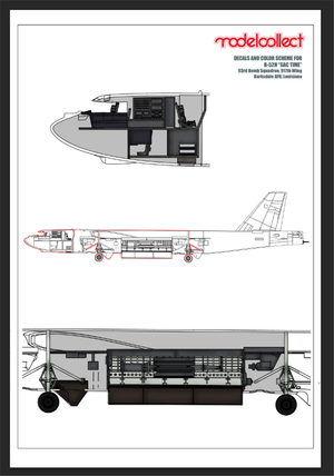 Modelcollect UA72200 B-52H U.S. Stratofortress strategic Bomber 1/72 – immagine 39
