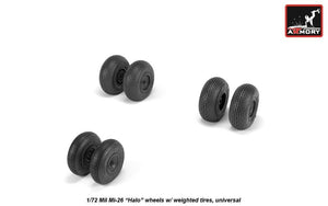 Armory Models AW72062 Mil Mi-26 Halo wheels w/ weighted tires 1/72 – immagine 4