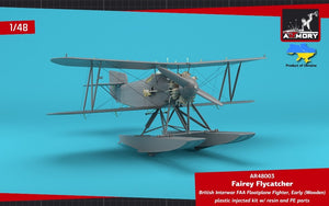 Armory Models 48003 Fairey Flycatcher British FAA Inter-War Floatplane Fighter, on Wooden Floats 1/48 – immagine 5