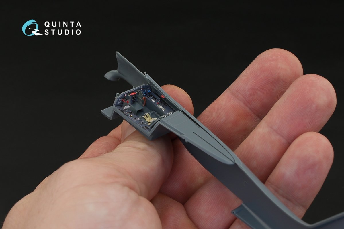 Quinta Studio QD48128 Fw 190 A-8/A-9 (R11) 3D-Printed &amp;amp; coloured Interior on decal paper (for Eduard kit) 1/48 – immagine 7