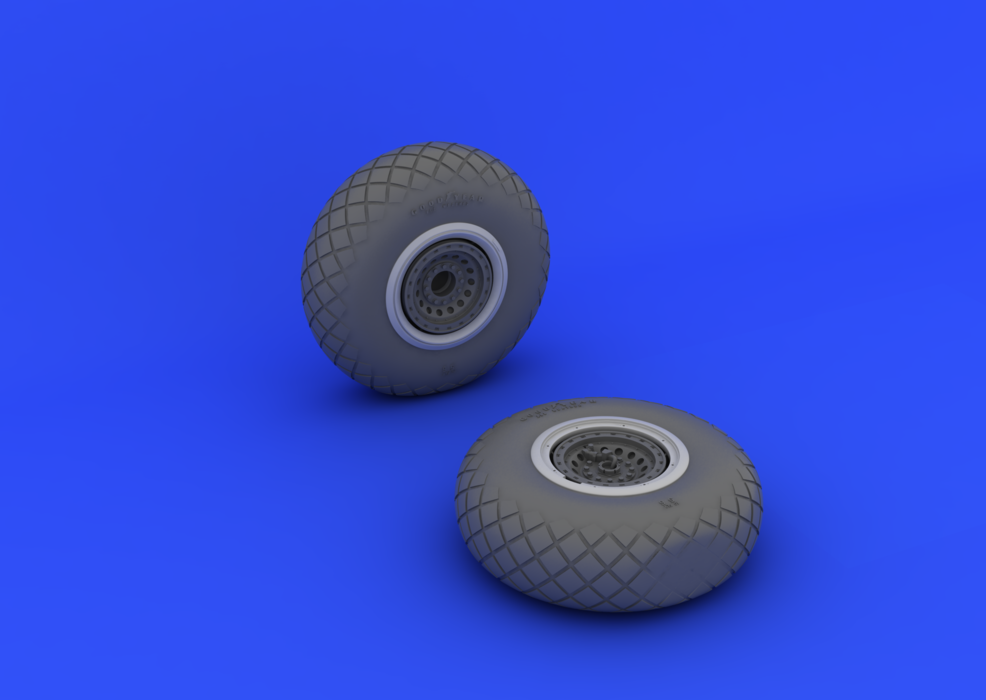 Eduard 632017 B-17 wheels 1/32 (HONG KONG MODELS) – zdjęcie 3