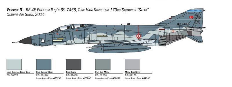 Italeri 2818 RF-4E Phantom II 1/48 – imagen 7