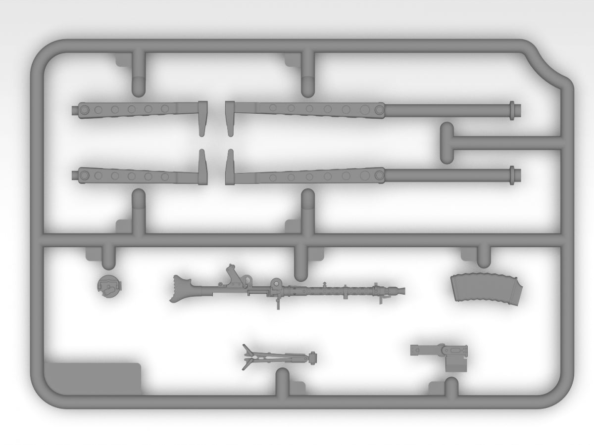 ICM 24024 Type G4 with MG 34 and German Staff Personnel 1/24 – immagine 15