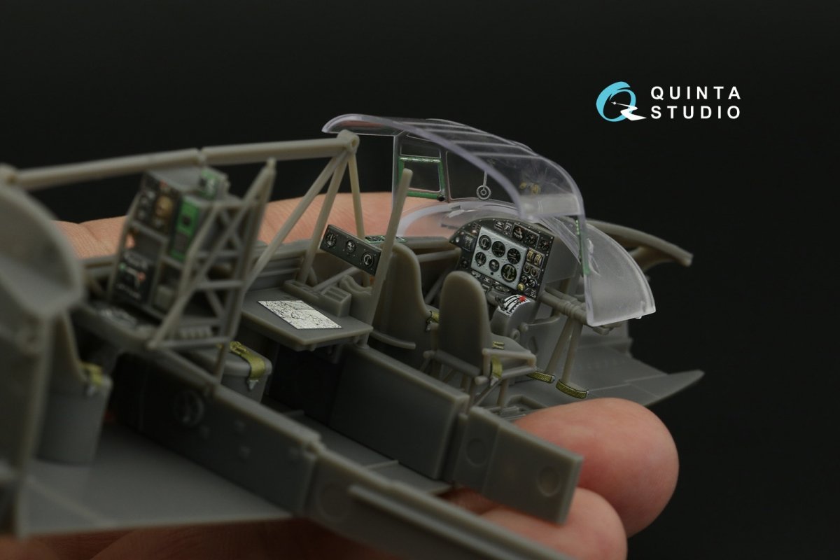 Quinta Studio QD48333 Avro Anson Mk.I 3D-Printed &amp;amp; coloured Interior on decal paper (Airfix) 1/48 – immagine 10