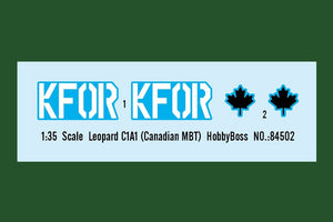 Hobby Boss 84502 Leopard C1A1 (Canadian MBT) 1/35 – immagine 4