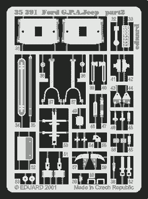 Eduard 35391 Ford G. P.A. Jeep 1/35 TAMIYA – immagine 2