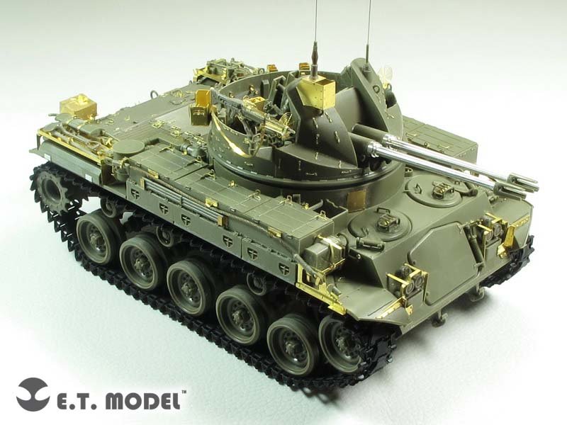 E.T. Model E35-198 US Army M42A1 Self-Propelled Anti-Aircraft gun late type (For AFV CLUB Kit) 1/35 – immagine 2