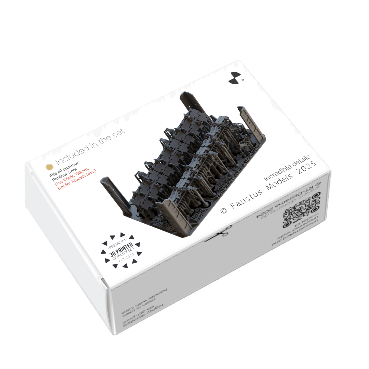 Faustus Models FM35062 Panther Ausf.A Hull Track Racks 1/35