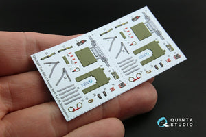 Quinta Studio QD48178 F-14A 3D-Printed &amp;amp; coloured Interior on decal paper (for Hasegawa kit) 1/48 – imagen 7
