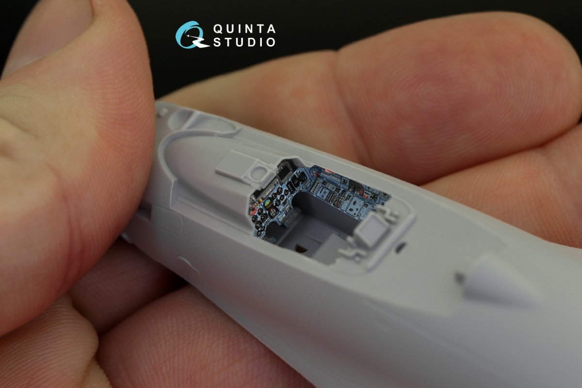 Quinta Studio QD72033 Su-33 3D-Printed &amp;amp; coloured Interior on decal paper (Zvezda) 1/72 – immagine 2