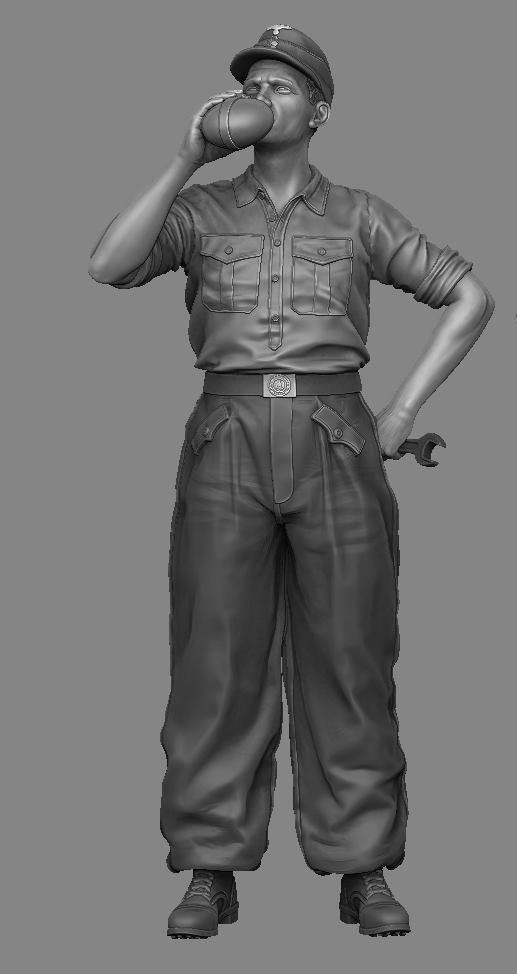 Panzer Art FI35-135 German Tank mechanic No.2 1/35 – Bild 2