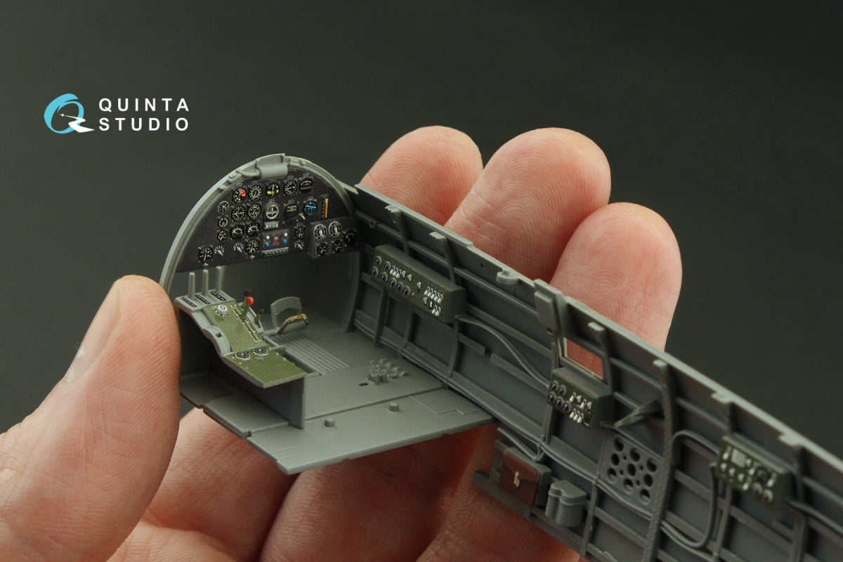 Quinta Studio QD35127 Nakajima B5N2 Kate 3D-Printed coloured Interior on decal paper (Border Model) 1/35 – immagine 6