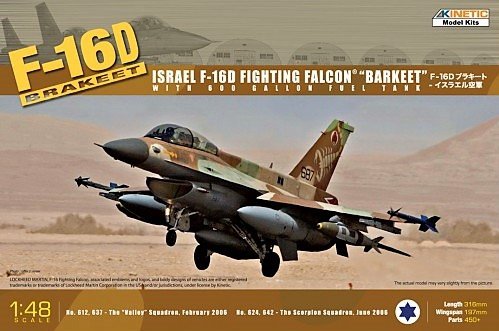 Kinetic K48009 F-16D IDF 1/48