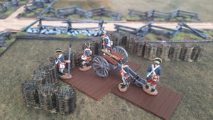 Hat 8345 American War of Independence - British Artillery 1/72