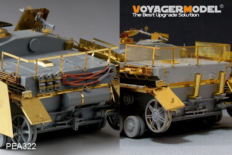 Voyager Model PEA322 WWII German StuG.IV Add parts (For DRAGON) 1/35 – imagen 4