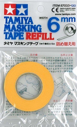 Ruban de masquage Tamiya 87033 de 6 mm