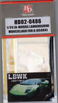 Hobby design HD02-0486 LB-Works Lamborghini Murcielago - PE Set for Aoshima 1/24 – Bild 2