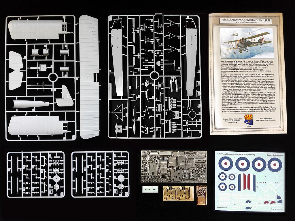 Cooper State Models K1030P Premium Armstrong-Whitworth F.K.8 Mid-version 1/48