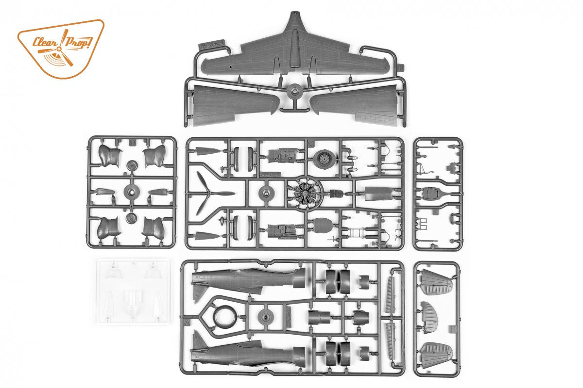 Clear Prop! CP72022 H-75N Hawk STARTER KIT 1/72 – immagine 10