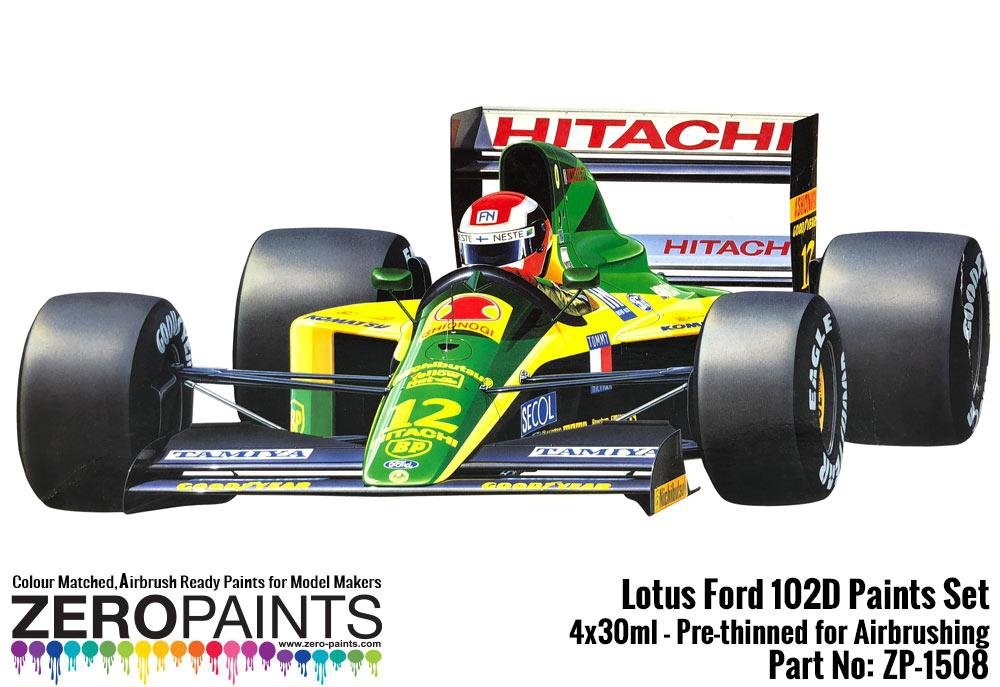Zero Paints ZP-1508 Lotus Ford 102D Paint Set 4x30ml – immagine 4