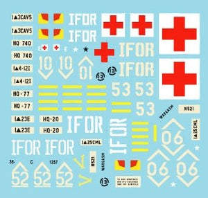 Star Decals 35-C1257 US M113 in IFOR service in Bosnia 1996-97 1/35 – imagen 2