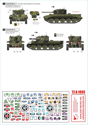Star Decals 72-A1099 British Cromwell Mk IV / VI From Normandy to Germany. 1/72 – Bild 3