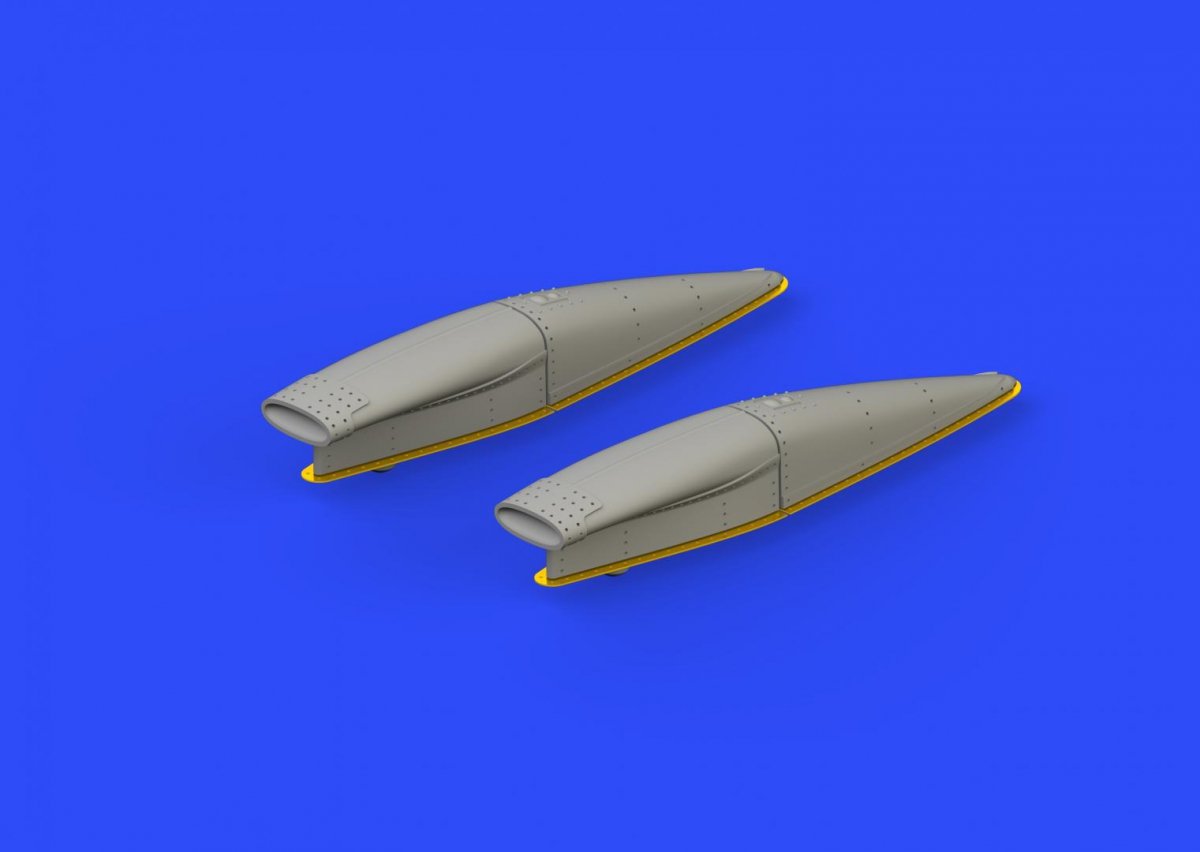 Eduard 648301 Crusader air intakes EDUARD, HASEGAWA 1/48