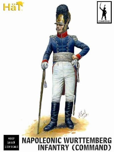 Hat 9307 Napoleonic Wurttemberg Infantry Command (Action) 1/32