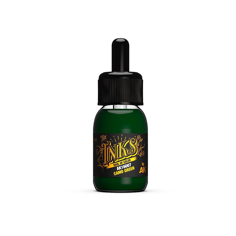 AK Interactive AK16007 VERT CAMO – ENCRE 30 ml
