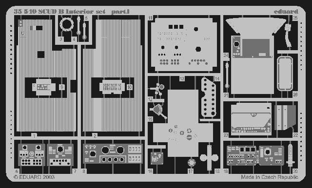 Eduard 35540 SCUD B interior 1/35 Dragon – imagen 3