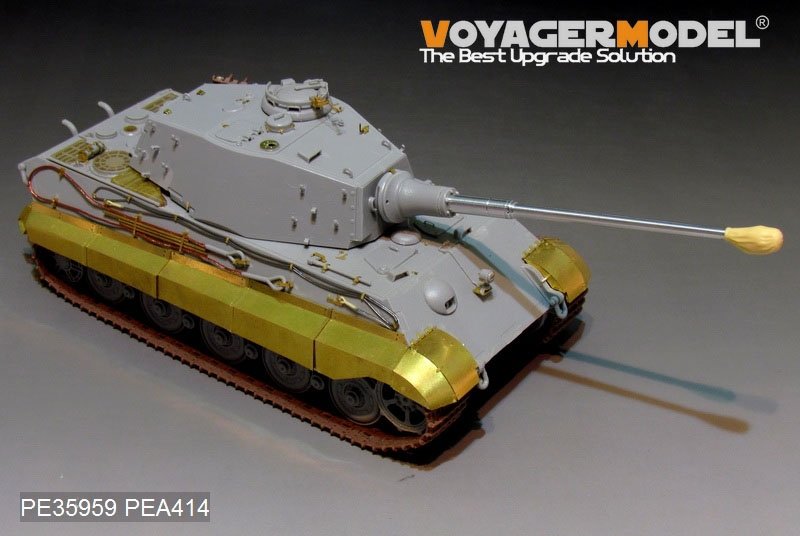 Maquette Voyager PE35959 Char King Tiger allemand de la Seconde Guerre mondiale (tourelle Hensehel) pour HOBBYBOSS 84531 1/35 – image 9