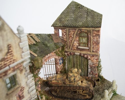 RT-Diorama 35308 Socle de diorama : « Port fluvial de la Marne », Première Guerre mondiale, échelle 1/35 – image 7