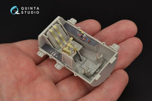 Quinta Studio QD32059 Me-262A 3D-Printed &amp;amp; coloured Interior on decal paper (for Trumpeter kit) 1/32 – immagine 4
