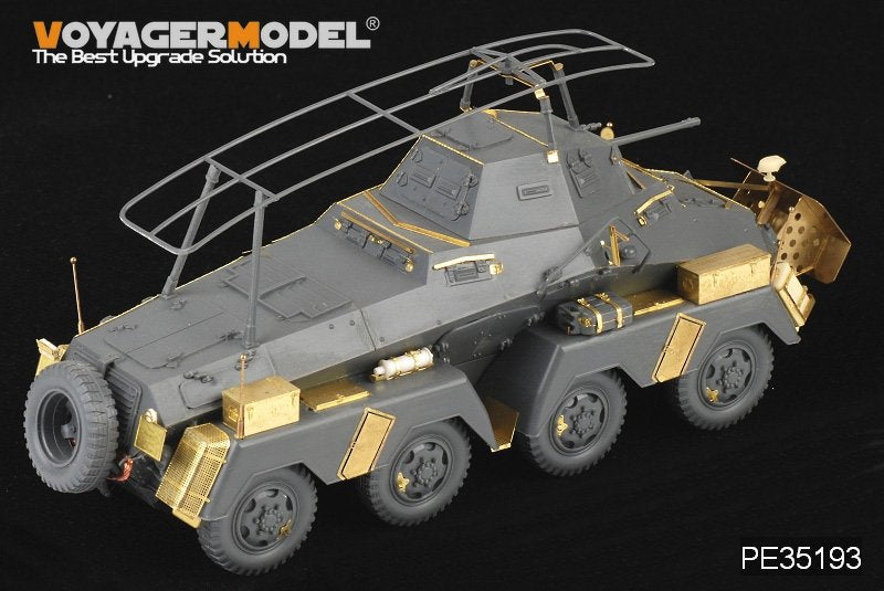 Voyager Model PE35193 WWII German Sd.Kfz.232 8 ROD early version for TAMIYA Kit 1/35 – zdjęcie 5