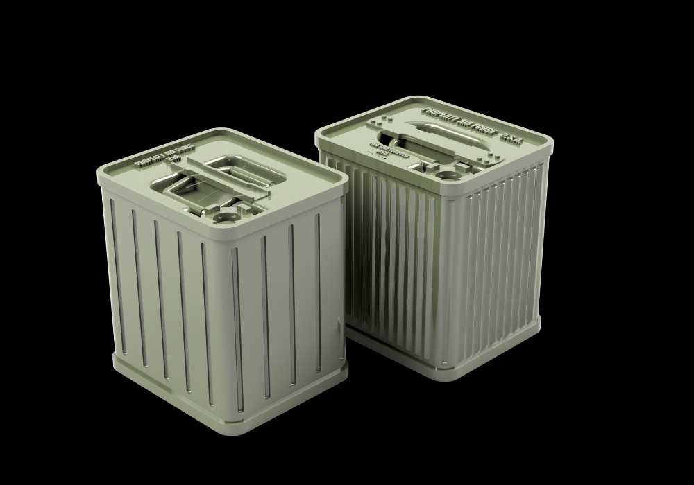 Panzer Art RE35-772 US AAF 5gal fuel canisters (12 pcs) 1/35 – Bild 2
