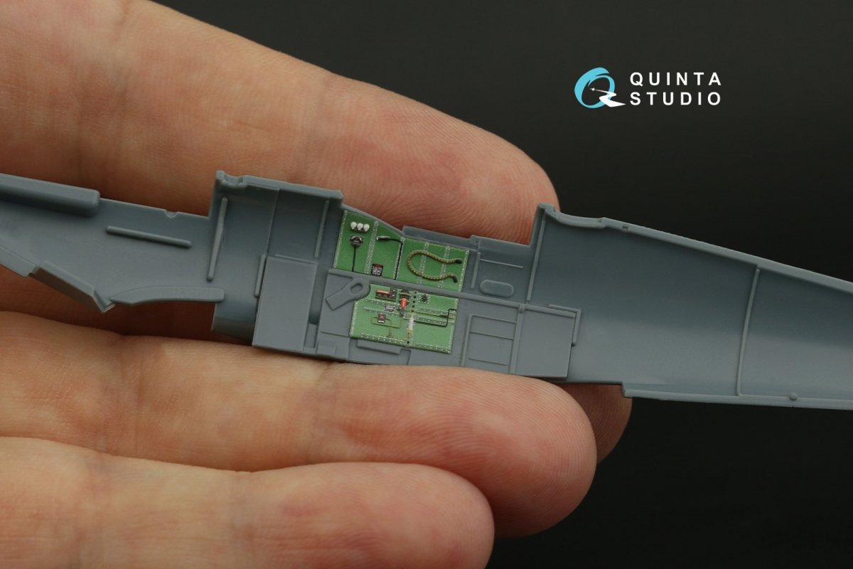 Quinta Studio QD72042 Spitfire Mk.IX 3D-Printed &amp;amp; coloured Interior on decal paper (Eduard) 1/72 – Bild 9