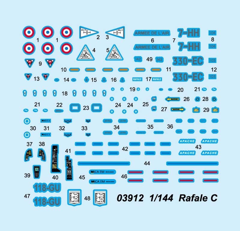 Trumpeter 03912 Rafale C 1/144  – image 3