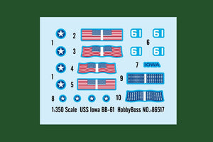 Hobby Boss 86517 USS Iowa BB-61 1/350 – image 3
