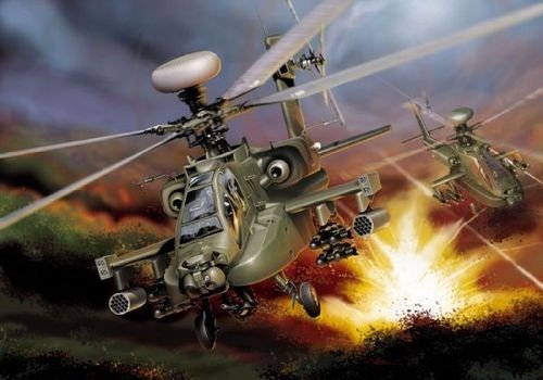 Italeri 0863 AH-64D Apache Longbow 1/48