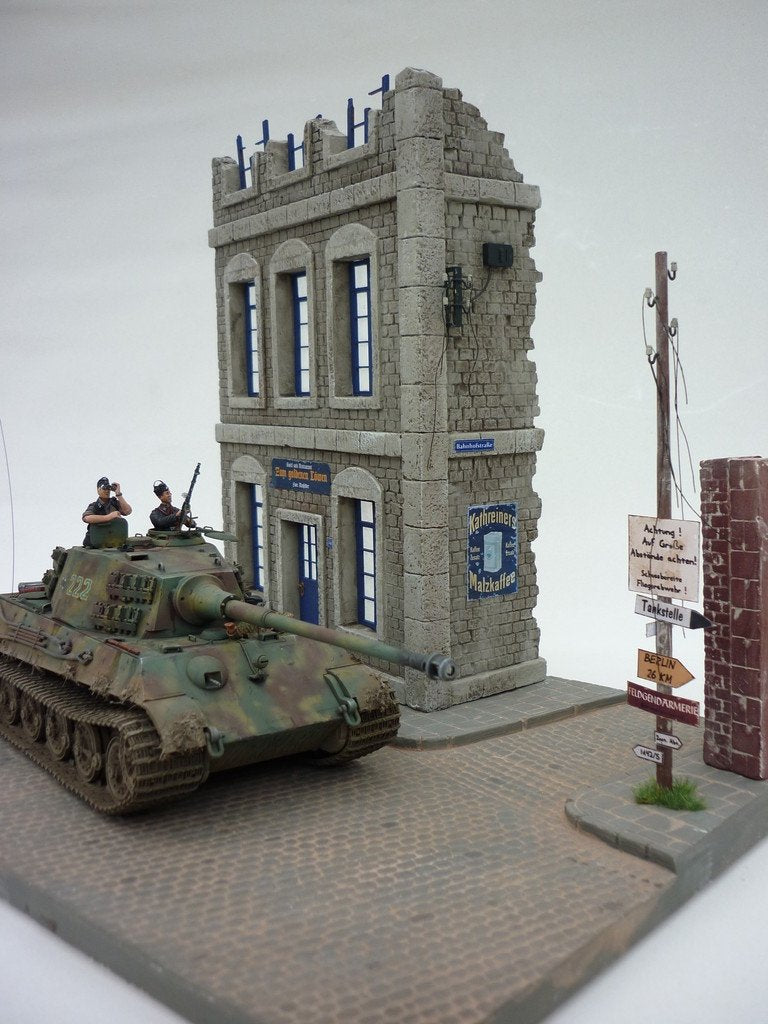 RT-Diorama 35197 Socle de diorama : « Coin de rue » 1/35 – image 7