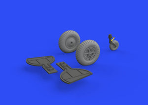 Eduard 632155 Bf 108 wheels spoked 1/32 EDUARD – immagine 3