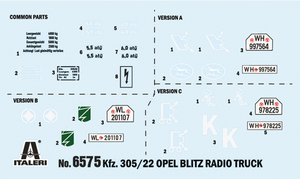 Italeri 6575 Opel Blitz Radio Truck 1/35 – immagine 2