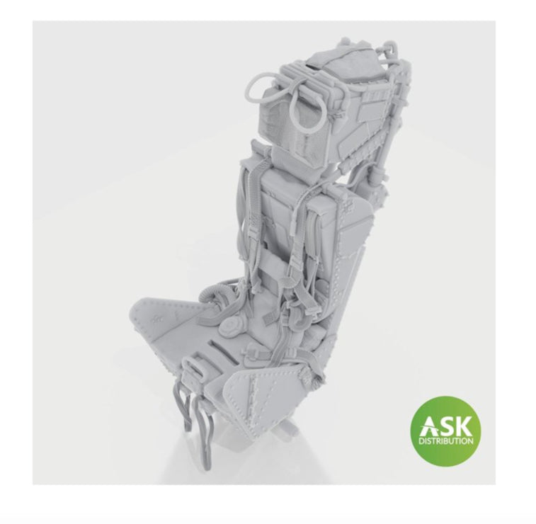 Art Scale Kit A32038 Ejection Seat - M.B Mk.2E with Seat Belts, with Survival Pack, rec. for Gloster Meteor, Revell 1/32 – Bild 2