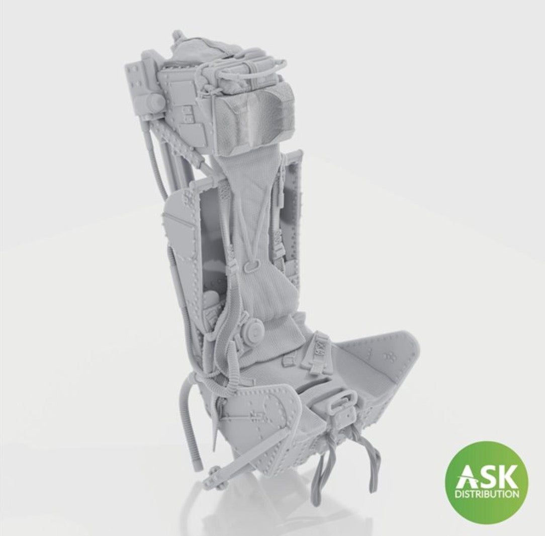 Art Scale Kit A32037 Ejection Seat - M.B Mk.2E with Seat Belts, without Survival Pack, rec. for Meteor F8/F9 Revell 1/32 – imagen 3