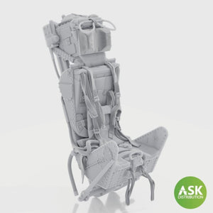 Art Scale Kit A32038 Ejection Seat - M.B Mk.2E with Seat Belts, with Survival Pack, rec. for Gloster Meteor, Revell 1/32 – Bild 4