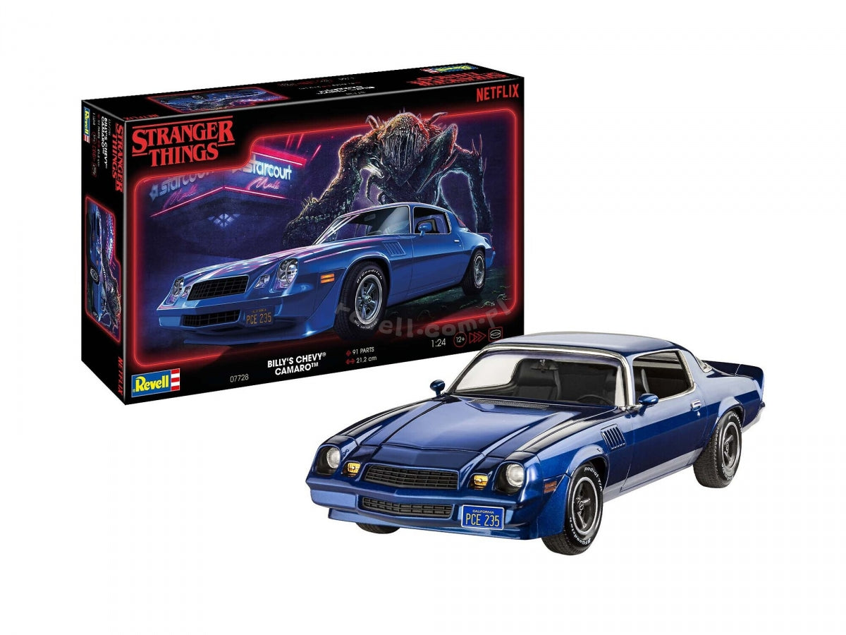 Revell 67728 Chevy Camaro Z/28 - Stranger Things Model Set 1/24 – image 2